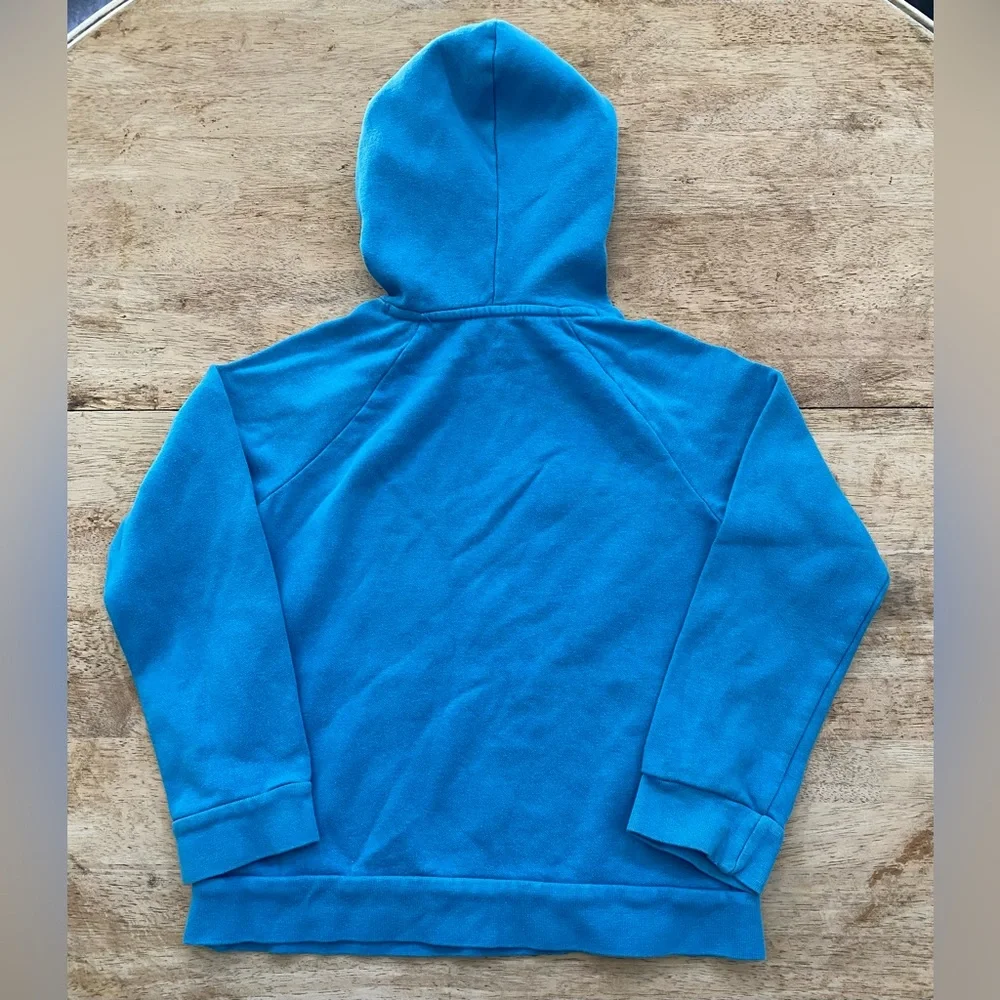 Under Armour Sz Youth Small Blue UA Rival Fleece Big Logo Fill‎ Hoodie
